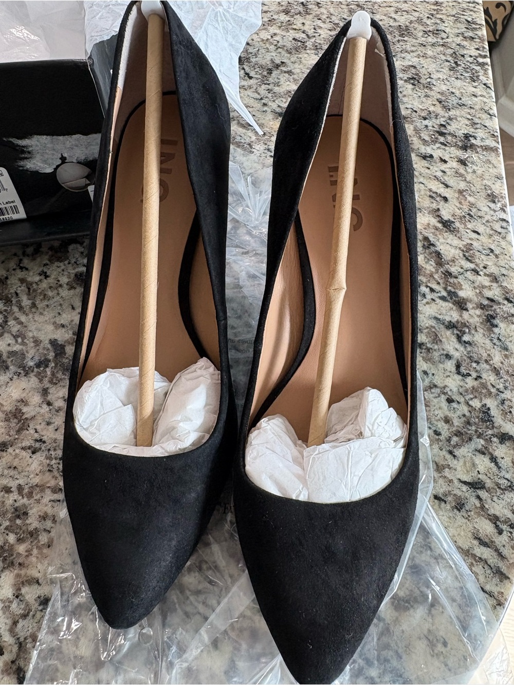 INC Classic Black Pointed-Toe Pumps